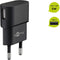 Goobay USB thuislader met 1 poort - haaks - 1A / zwart
