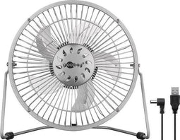 Goobay USB Ventilator Zilver