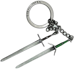 Good Loot The Witcher III: Wild Hunt Keychain Geralt Two Swords Keyrings