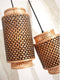 GOOD&MOJO Hanglamp Bhutan - Bamboe/Zwart - 2L - - Hanglampen Eetkamer, Slaapkamer, Woonkamer