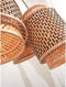 GOOD&MOJO Hanglamp Bhutan - Bamboe/Zwart - 3L - - Hanglampen Eetkamer, Slaapkamer, Woonkamer