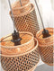 GOOD&MOJO Hanglamp Bhutan - Bamboe/Zwart - 3L - - Hanglampen Eetkamer, Slaapkamer, Woonkamer