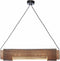 GOOD&MOJO Hanglamp Bhutan - Bamboe/Zwart - 85x15x15cm - - Hanglampen Eetkamer, Slaapkamer, Woonkamer