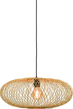 GOOD&MOJO Hanglamp Cango - Bamboe - Ø60cm - Scandinavisch,Bohemian - Hanglampen Eetkamer, Slaapkamer, Woonkamer