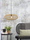 GOOD&MOJO Hanglamp Cango - Bamboe - Ø60cm - Scandinavisch,Bohemian - Hanglampen Eetkamer, Slaapkamer, Woonkamer