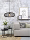 GOOD&MOJO Hanglamp Cango - Bamboe Zwart - Ø60cm - Scandinavisch,Bohemian - Hanglampen Eetkamer, Slaapkamer, Woonkamer