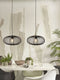 GOOD&MOJO Hanglamp Cango - Bamboe Zwart - Ø60cm - Scandinavisch,Bohemian - Hanglampen Eetkamer, Slaapkamer, Woonkamer