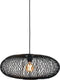 GOOD&MOJO Hanglamp Cango - Bamboe Zwart - Ø60cm - Scandinavisch,Bohemian - Hanglampen Eetkamer, Slaapkamer, Woonkamer
