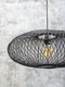 GOOD&MOJO Hanglamp Cango - Bamboe Zwart - Ø60cm - Scandinavisch,Bohemian - Hanglampen Eetkamer, Slaapkamer, Woonkamer