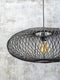 GOOD&MOJO Hanglamp Cango - Bamboe Zwart - Ø60cm - Scandinavisch,Bohemian - Hanglampen Eetkamer, Slaapkamer, Woonkamer