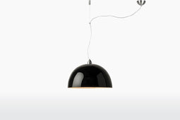 GOOD&MOJO Hanglamp Halong - Zwart - Ø53cm - Scandinavisch,Bohemian - Hanglampen Eetkamer, Slaapkamer, Woonkamer