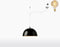 GOOD&MOJO Hanglamp Halong - Zwart - Ø53cm - Scandinavisch,Bohemian - Hanglampen Eetkamer, Slaapkamer, Woonkamer