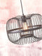 GOOD&MOJO Hanglamp Hokkaido - Bamboe Zwart - Ø38cm - - Hanglampen Eetkamer, Slaapkamer, Woonkamer