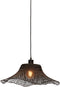 GOOD&MOJO Hanglamp Ibiza - Bamboe Zwart - 50x50x15cm - - Hanglampen Eetkamer, Slaapkamer, Woonkamer