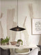 GOOD&MOJO Hanglamp Iguazu - Jute Zwart - Ø55cm - - Hanglampen Eetkamer, Slaapkamer, Woonkamer