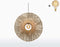 GOOD&MOJO Hanglamp Kalimantan - Bamboe - 44x12x44cm - Scandinavisch,Bohemian - Hanglampen Eetkamer, Slaapkamer, Woonkamer