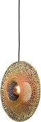 GOOD&MOJO Hanglamp Kalimantan - Bamboe - 44x12x44cm - Scandinavisch,Bohemian - Hanglampen Eetkamer, Slaapkamer, Woonkamer
