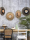GOOD&MOJO Hanglamp Kalimantan - Bamboe - 44x12x44cm - Scandinavisch,Bohemian - Hanglampen Eetkamer, Slaapkamer, Woonkamer