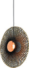 GOOD&MOJO Hanglamp Kalimantan - Bamboe - 60x15x60cm - Scandinavisch,Bohemian - Hanglampen Eetkamer, Slaapkamer, Woonkamer
