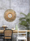 GOOD&MOJO Hanglamp Kalimantan - Bamboe - 60x15x60cm - Scandinavisch,Bohemian - Hanglampen Eetkamer, Slaapkamer, Woonkamer