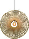 GOOD&MOJO Hanglamp Kalimantan - Bamboe - 87x20x87cm - Scandinavisch,Bohemian - Hanglampen Eetkamer, Slaapkamer, Woonkamer