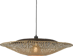GOOD&MOJO Hanglamp Kalimantan - Bamboe - Ø87cm - Scandinavisch,Bohemian - Hanglampen Eetkamer, Slaapkamer, Woonkamer