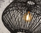 GOOD&MOJO Hanglamp Madagascar - Rotan Zwart - Ø60cm - Scandinavisch,Bohemian - Hanglampen Eetkamer, Slaapkamer, Woonkamer