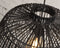 GOOD&MOJO Hanglamp Madagascar - Rotan Zwart - Ø60cm - Scandinavisch,Bohemian - Hanglampen Eetkamer, Slaapkamer, Woonkamer