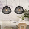 GOOD&MOJO Hanglamp Madagascar - Rotan Zwart - Ø60cm - Scandinavisch,Bohemian - Hanglampen Eetkamer, Slaapkamer, Woonkamer