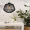 GOOD&MOJO Hanglamp Madagascar - Rotan Zwart - Ø60cm - Scandinavisch,Bohemian - Hanglampen Eetkamer, Slaapkamer, Woonkamer
