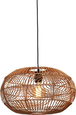 GOOD&MOJO Hanglamp Madeira - Rotan - Ø48cm - Modern - Hanglampen Eetkamer, Slaapkamer, Woonkamer