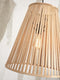 GOOD&MOJO Hanglamp Merapi - Bamboe/Zwart - Ø30cm - Modern - Hanglampen Eetkamer, Slaapkamer, Woonkamer