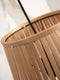 GOOD&MOJO Hanglamp Merapi - Bamboe/Zwart - Ø30cm - Modern - Hanglampen Eetkamer, Slaapkamer, Woonkamer