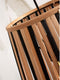 GOOD&MOJO Hanglamp Merapi - Bamboe/Zwart - Ø30cm - Modern - Hanglampen Eetkamer, Slaapkamer, Woonkamer