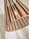 GOOD&MOJO Hanglamp Merapi - Bamboe/Zwart - Ø30cm - Modern - Hanglampen Eetkamer, Slaapkamer, Woonkamer