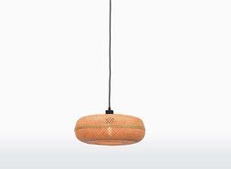 GOOD&MOJO Hanglamp Palawan - Bamboe - Ø40cm - Scandinavisch,Bohemian - Hanglampen Eetkamer, Slaapkamer, Woonkamer