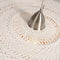 GOOD&MOJO Hanglamp Palawan - Bamboe Wit - 180x60x25cm - 2L - Scandinavisch,Bohemian - Hanglampen Eetkamer, Slaapkamer, Woonkamer