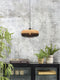 GOOD&MOJO Hanglamp Palawan - Bamboe/Zwart - Ø40cm - Scandinavisch,Bohemian - Hanglampen Eetkamer, Slaapkamer, Woonkamer
