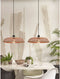 GOOD&MOJO Hanglamp Pantanal - Zeegras/Rood - Ø45cm - Modern - Hanglampen Eetkamer, Slaapkamer, Woonkamer