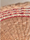 GOOD&MOJO Hanglamp Pantanal - Zeegras/Rood - Ø45cm - Modern - Hanglampen Eetkamer, Slaapkamer, Woonkamer