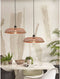 GOOD&MOJO Hanglamp Pantanal - Zeegras/Rood - Ø45cm - Modern - Hanglampen Eetkamer, Slaapkamer, Woonkamer