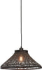 GOOD&MOJO Hanglamp Tahiti - Bamboe Zwart - Ø45cm - Modern - Hanglampen Eetkamer, Slaapkamer, Woonkamer