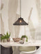 GOOD&MOJO Hanglamp Tahiti - Bamboe Zwart - Ø45cm - Modern - Hanglampen Eetkamer, Slaapkamer, Woonkamer
