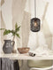 GOOD&MOJO Hanglamp Tanami - Rotan Zwart - Ø18x25cm - Modern - Hanglampen Eetkamer, Slaapkamer, Woonkamer