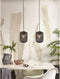 GOOD&MOJO Hanglamp Tanami - Rotan Zwart - Ø18x25cm - Modern - Hanglampen Eetkamer, Slaapkamer, Woonkamer