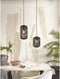 GOOD&MOJO Hanglamp Tanami - Rotan Zwart - Ø18x25cm - Modern - Hanglampen Eetkamer, Slaapkamer, Woonkamer