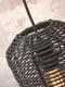 GOOD&MOJO Hanglamp Tanami - Rotan Zwart - Ø25cm - Modern - Hanglampen Eetkamer, Slaapkamer, Woonkamer