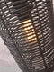 GOOD&MOJO Hanglamp Tanami - Rotan Zwart - Ø25cm - Modern - Hanglampen Eetkamer, Slaapkamer, Woonkamer