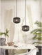 GOOD&MOJO Hanglamp Tanami - Rotan Zwart - Ø25cm - Modern - Hanglampen Eetkamer, Slaapkamer, Woonkamer