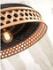 GOOD&MOJO Hanglamp Ubud - Zwart/Bamboe - Ø60+Ø40cm - Modern - Hanglampen Eetkamer, Slaapkamer, Woonkamer